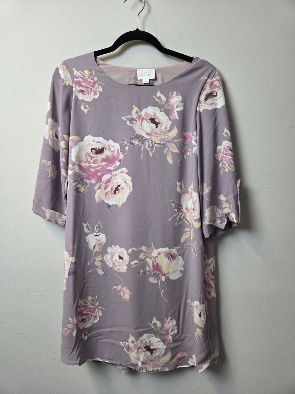 Morning Lavender Lavender Floral Peonies Dress